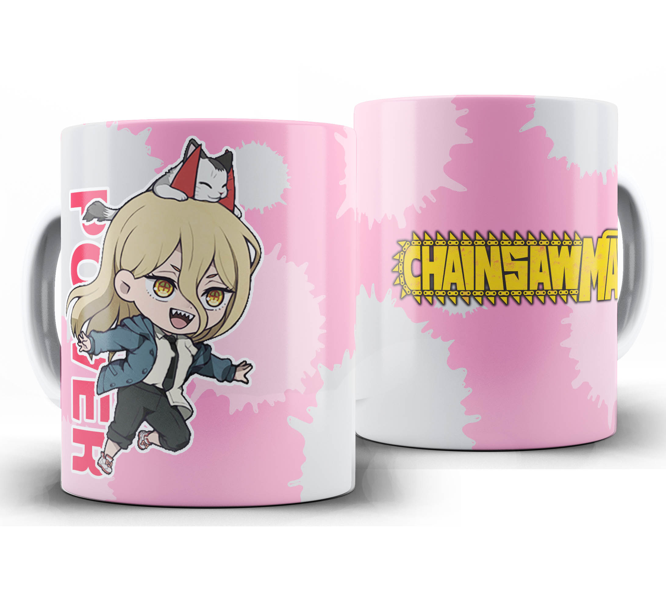 Caneca Anime - Chainsaw Man Chibi - Power